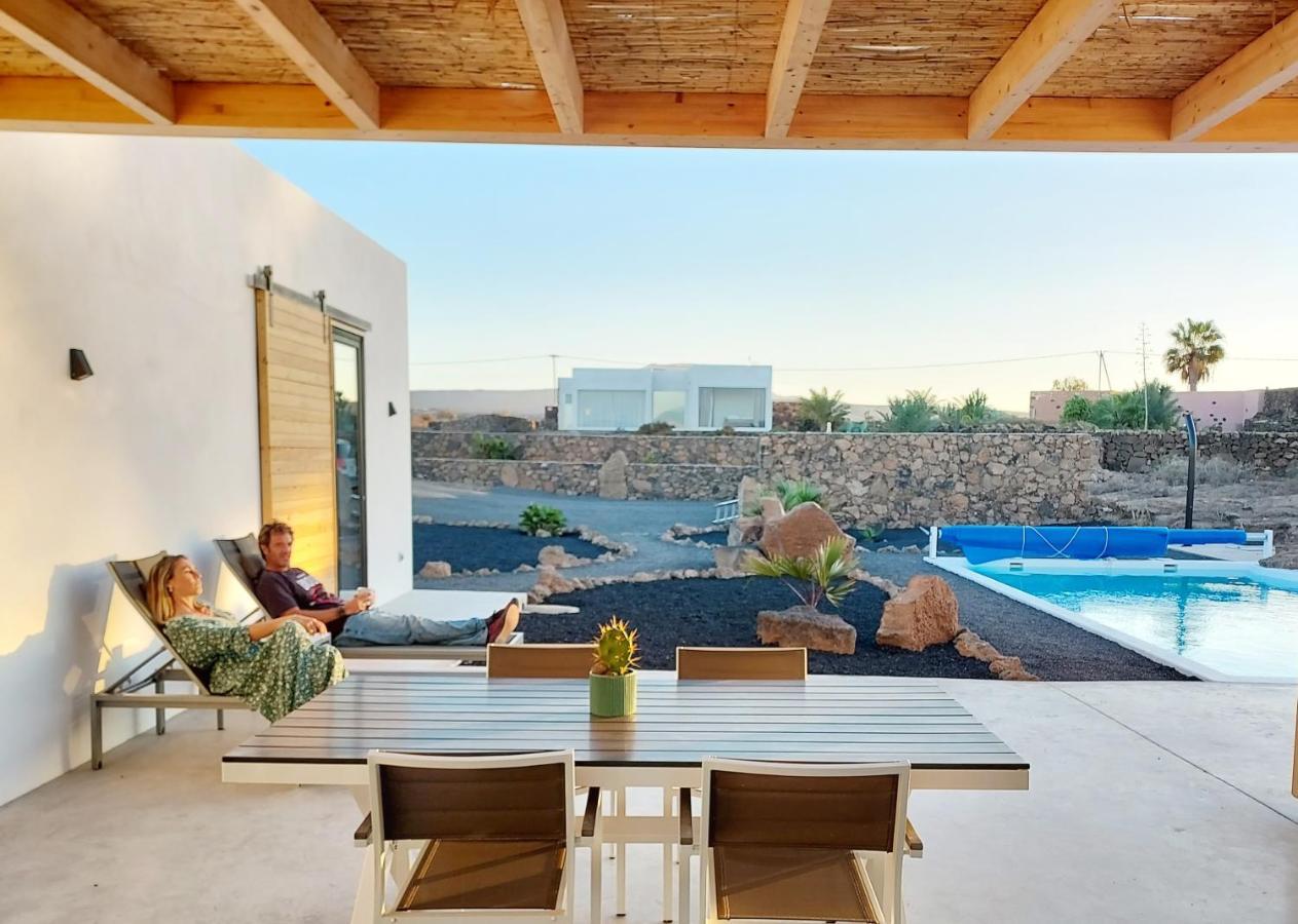 Villa Tabaiba En Lajares Con Piscina Exterior foto