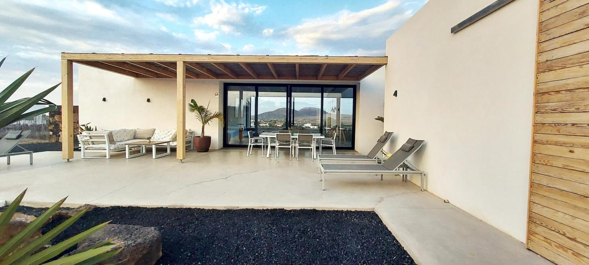 Villa Tabaiba En Lajares Con Piscina Exterior foto